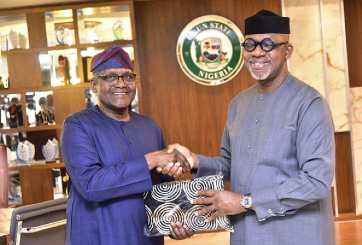Dangote makes a return to Ogun with plans to establish the largest seaport in the region.