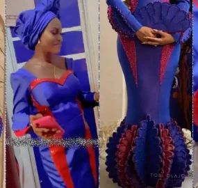 Priscilla Ojo’s wedding: Lady got people talking for recreating the wedding outfit